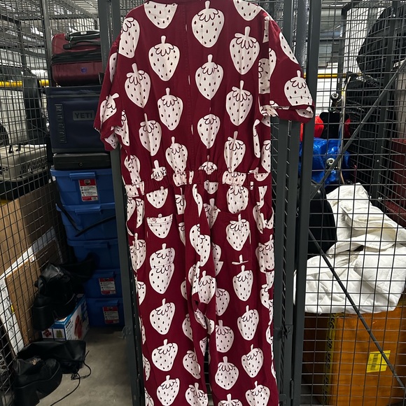 Strawberry Print Boilersuit BBP - Picture 5 of 6
